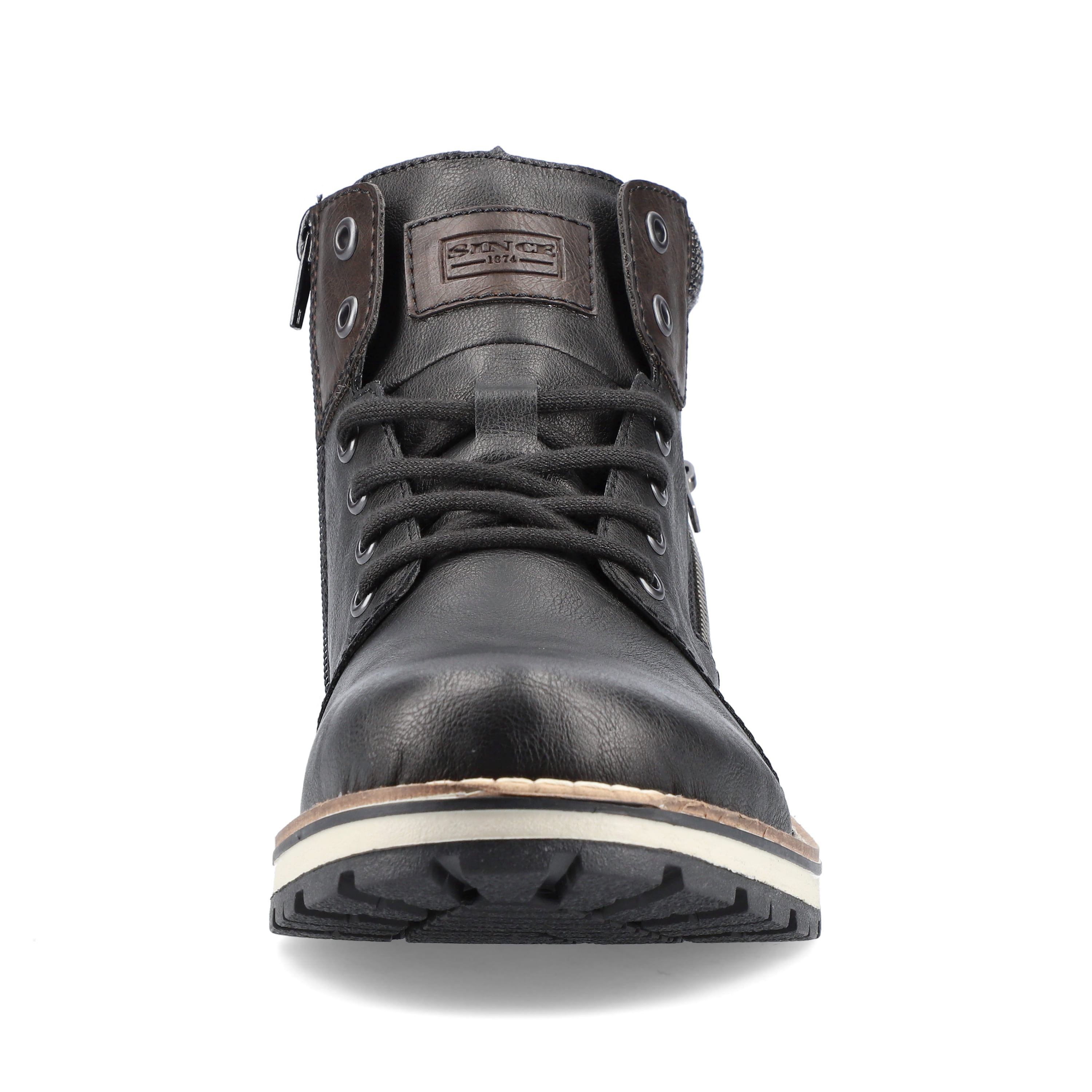 Rieker Herren Schnürstiefel asphaltschwarz
