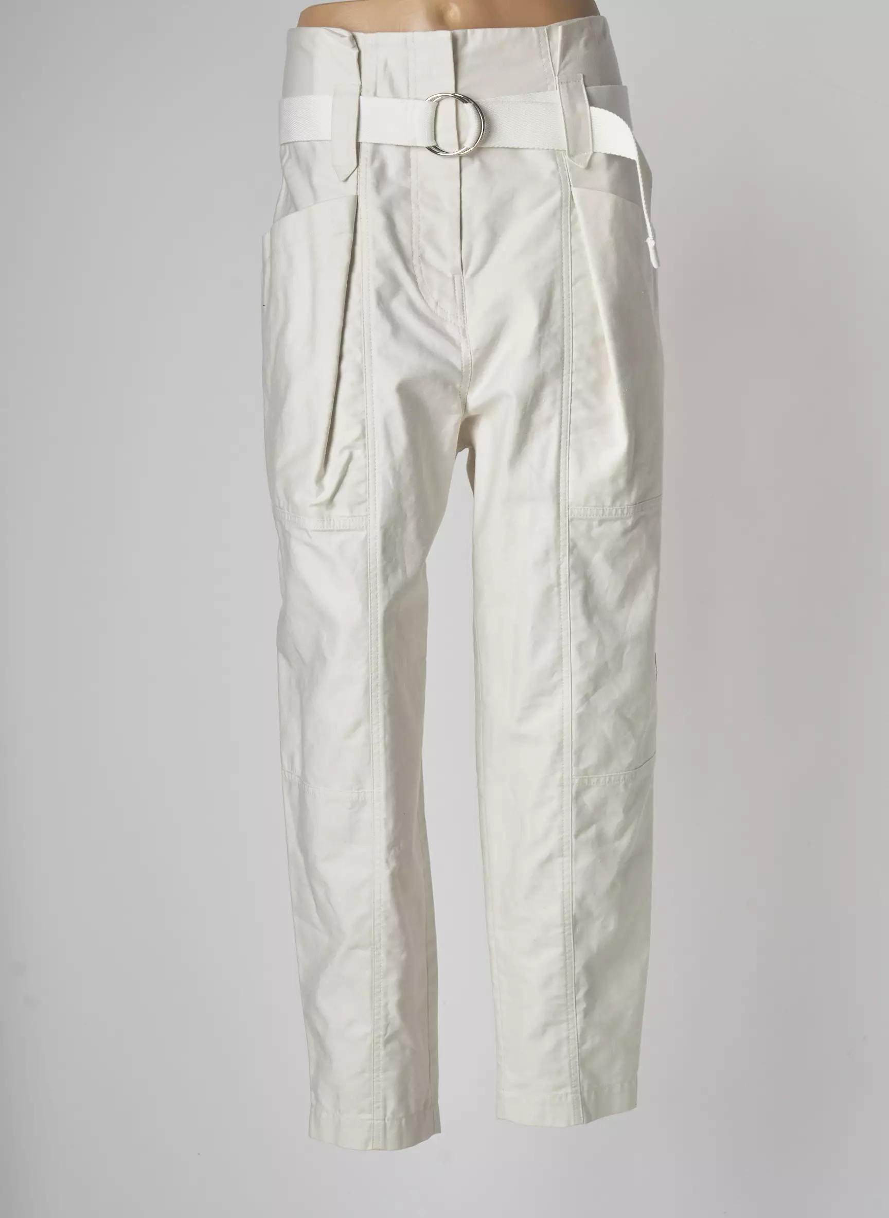 Iro Pantalons Slim Femme couleur blanc