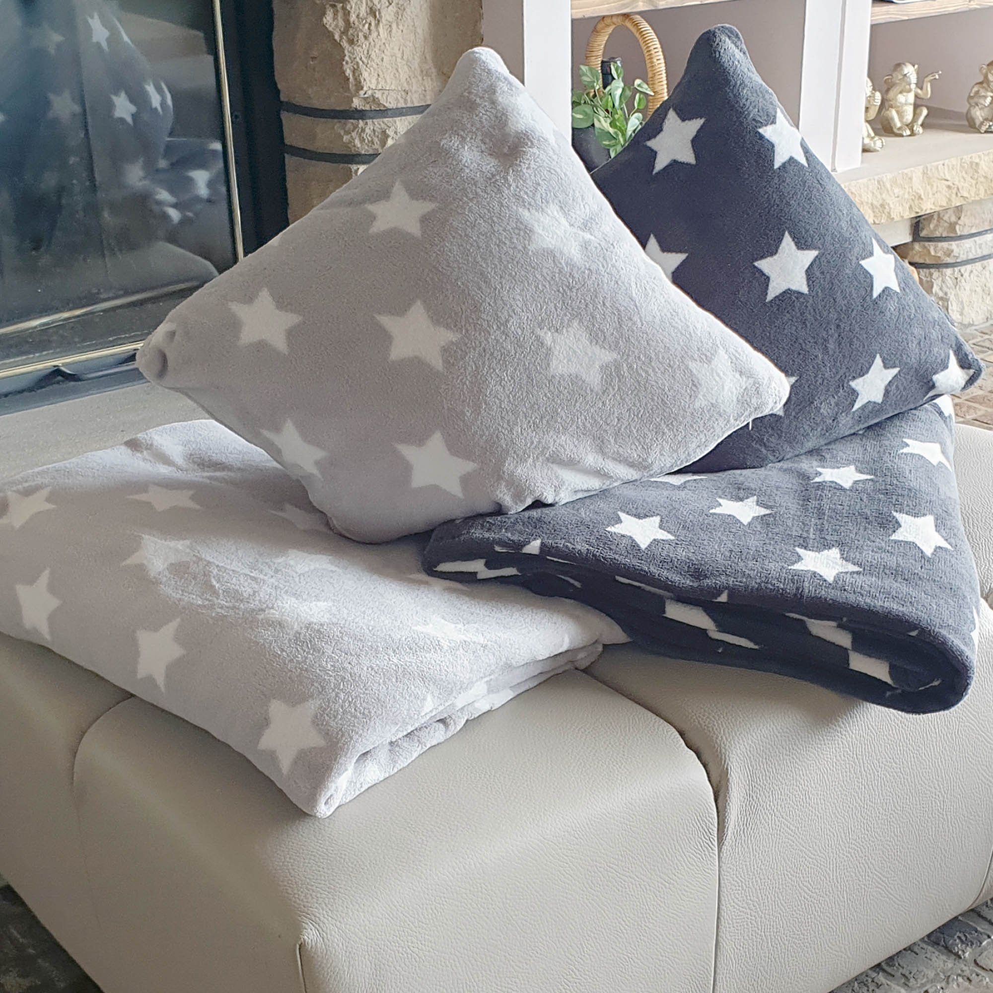 Bestlivings Dekokissen Sterne / Cord, Kissenbezug Cashmere Touch (STERNE) Kissenhülle 