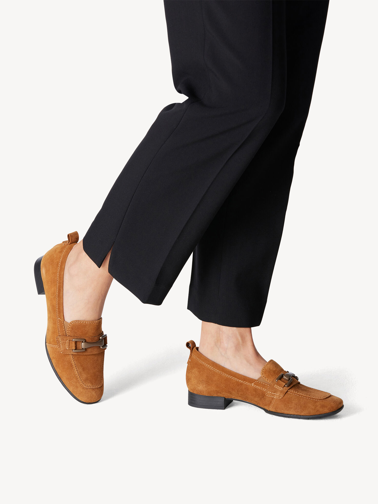 Slipper en cuir - marron