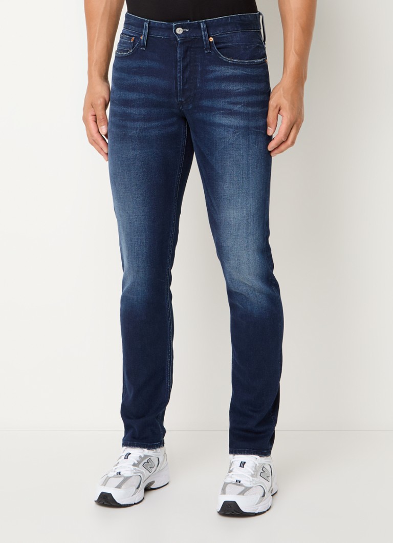 Blugi Denham Razor Slim Fit, nuanță închisă