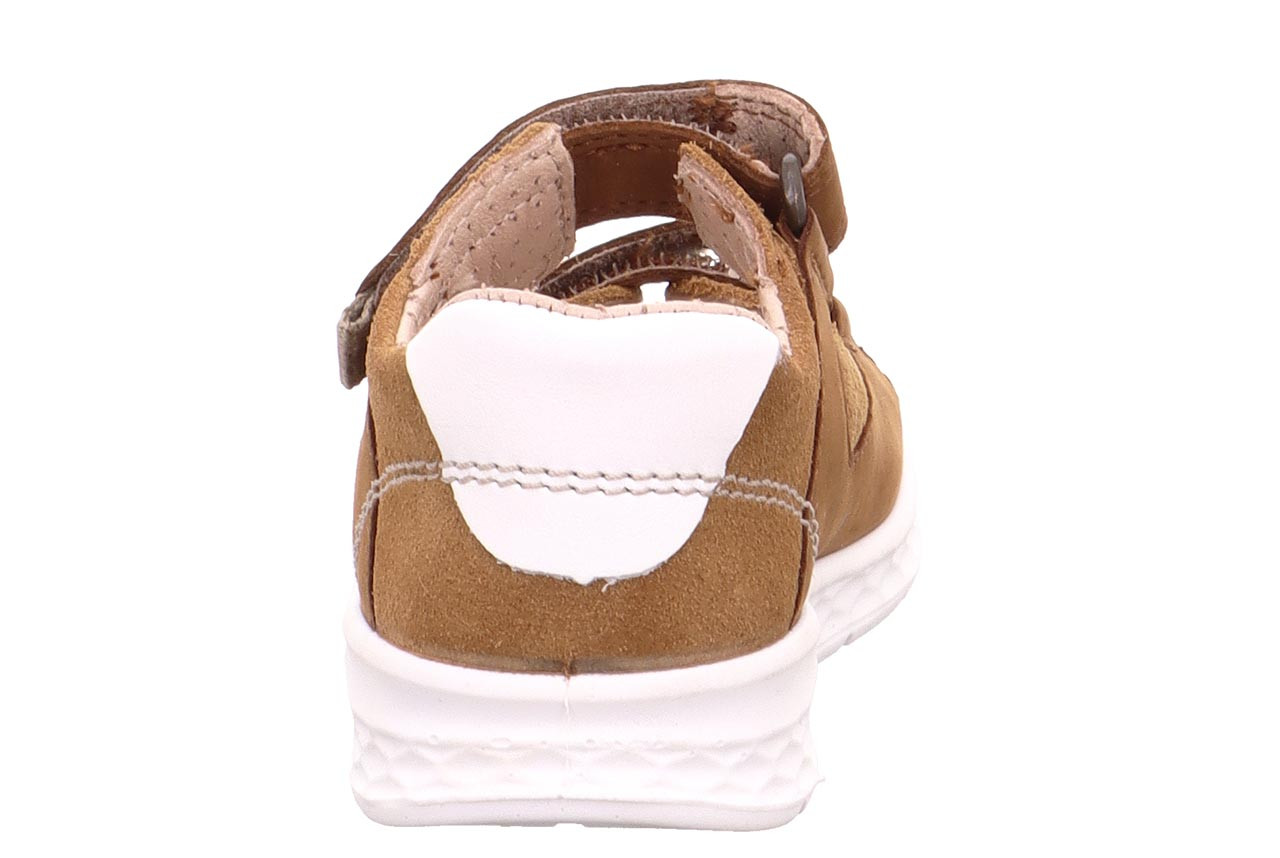 LAGOON - Braun/Beige Sandale mit Klettverschluss