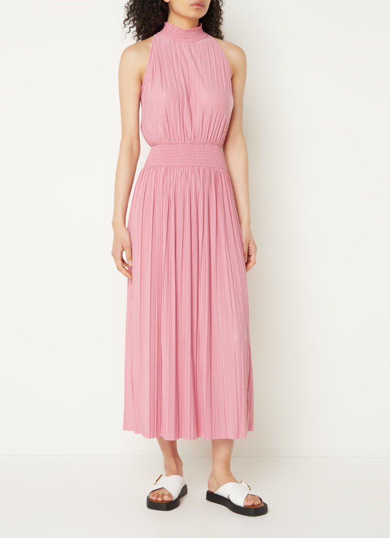 Vestido midi plisado Uma de SAMSØE SAMSØE
