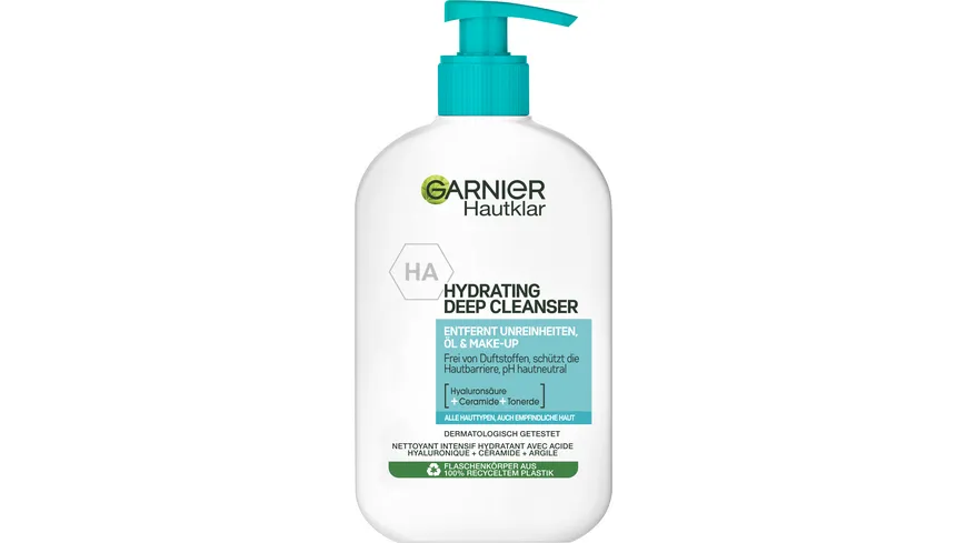 Garnier Hautklar Hydrating Deep Cleanser 250 ml