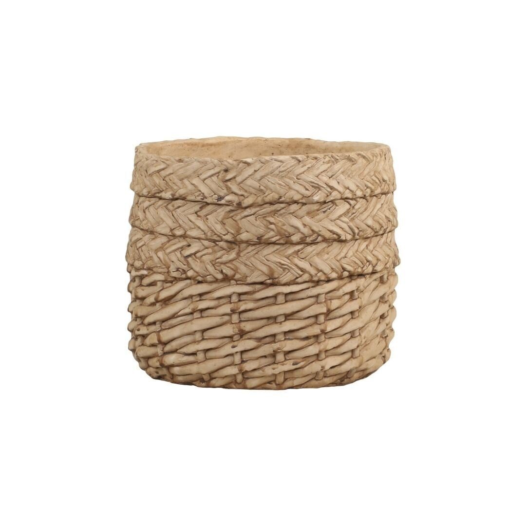 Chic Antique Übertopf Corte Flechtmuster