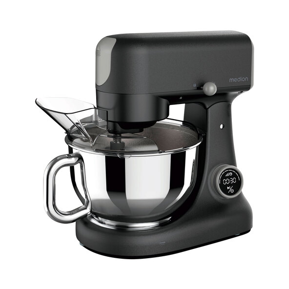 Küchenmaschine Digital, leise, schwarz (MD 12600)