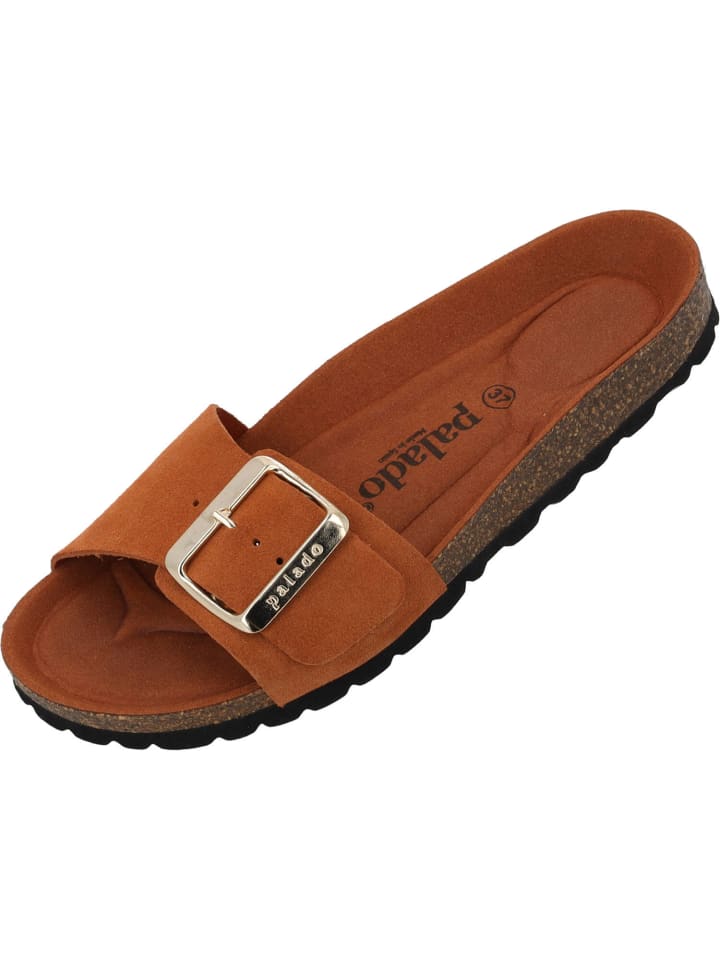 palado Pantoletten in terrakotta velours günstig kaufen