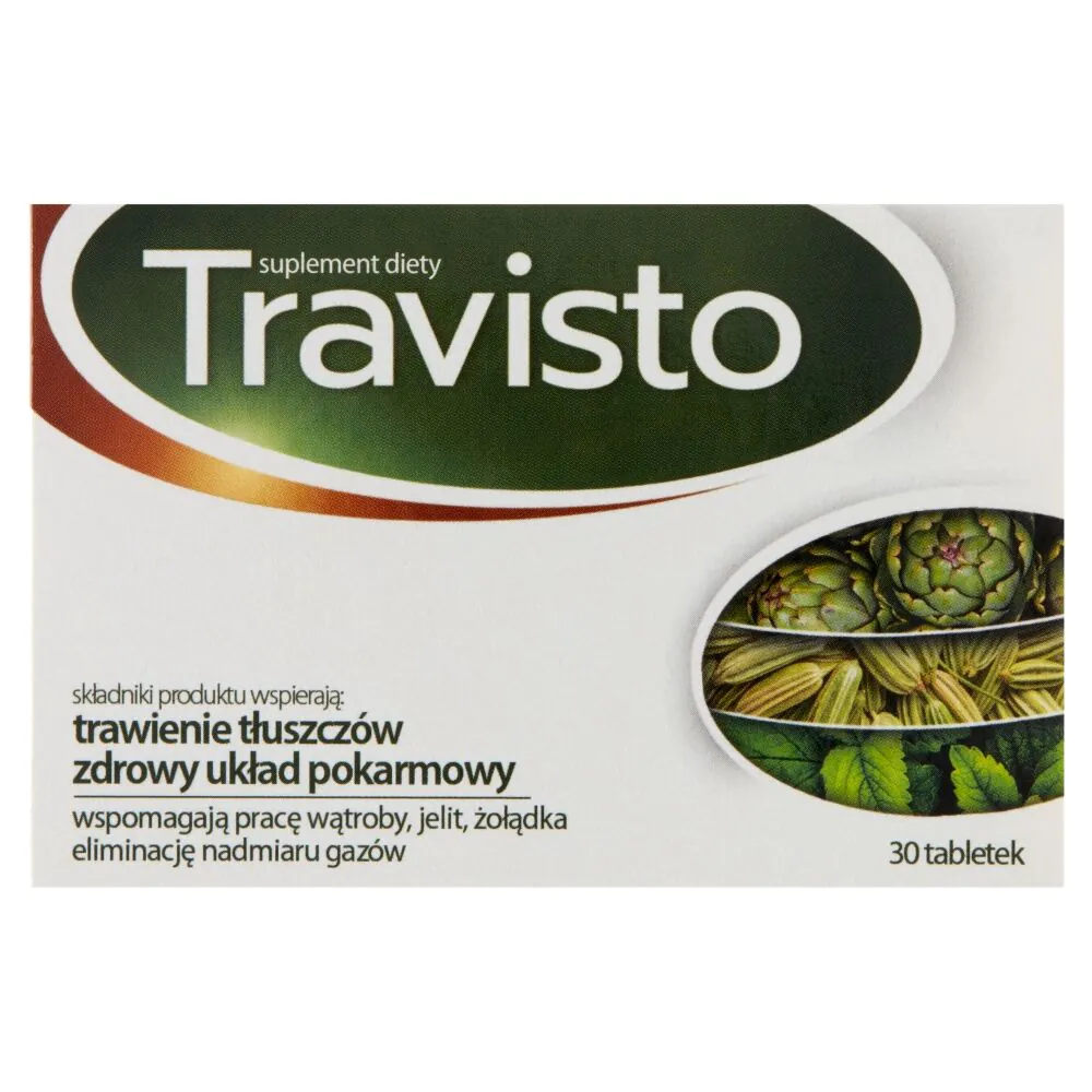 Travisto, dodatak prehrani za podršku probavi, tablete