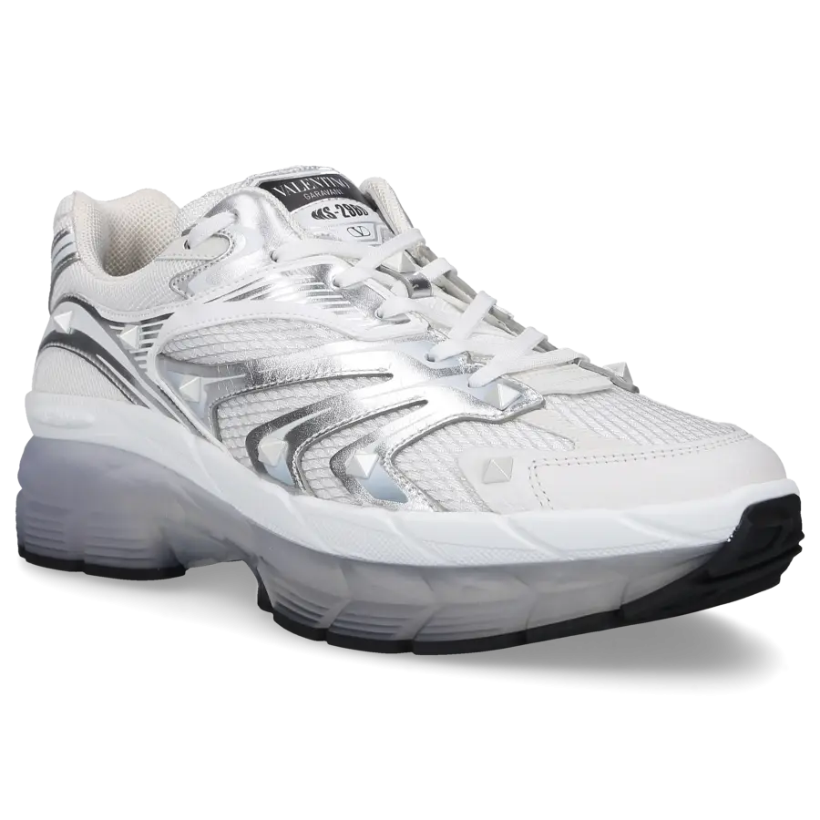 Valentino Garavani - Sneaker low MS-2960 Kalbsleder - weiß