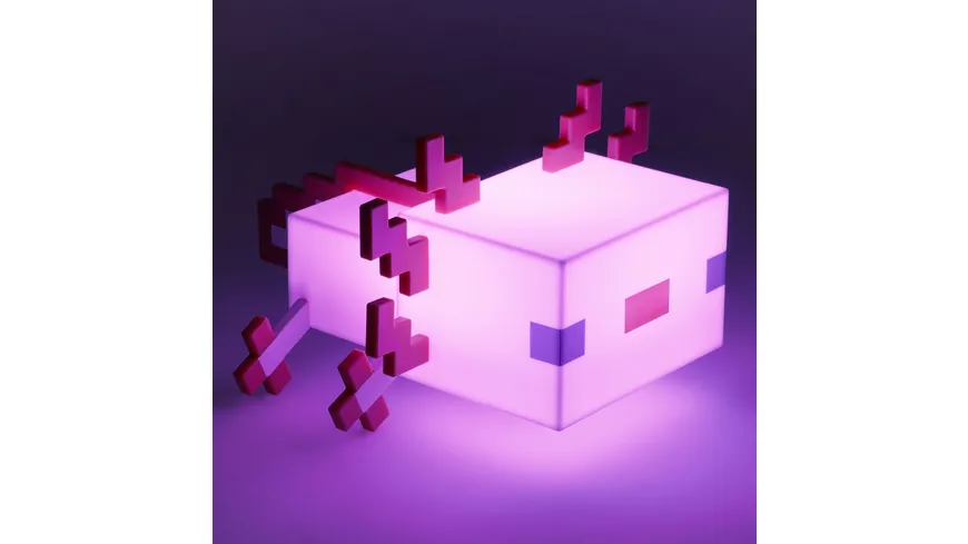 Minecraft Axolotl Leuchte