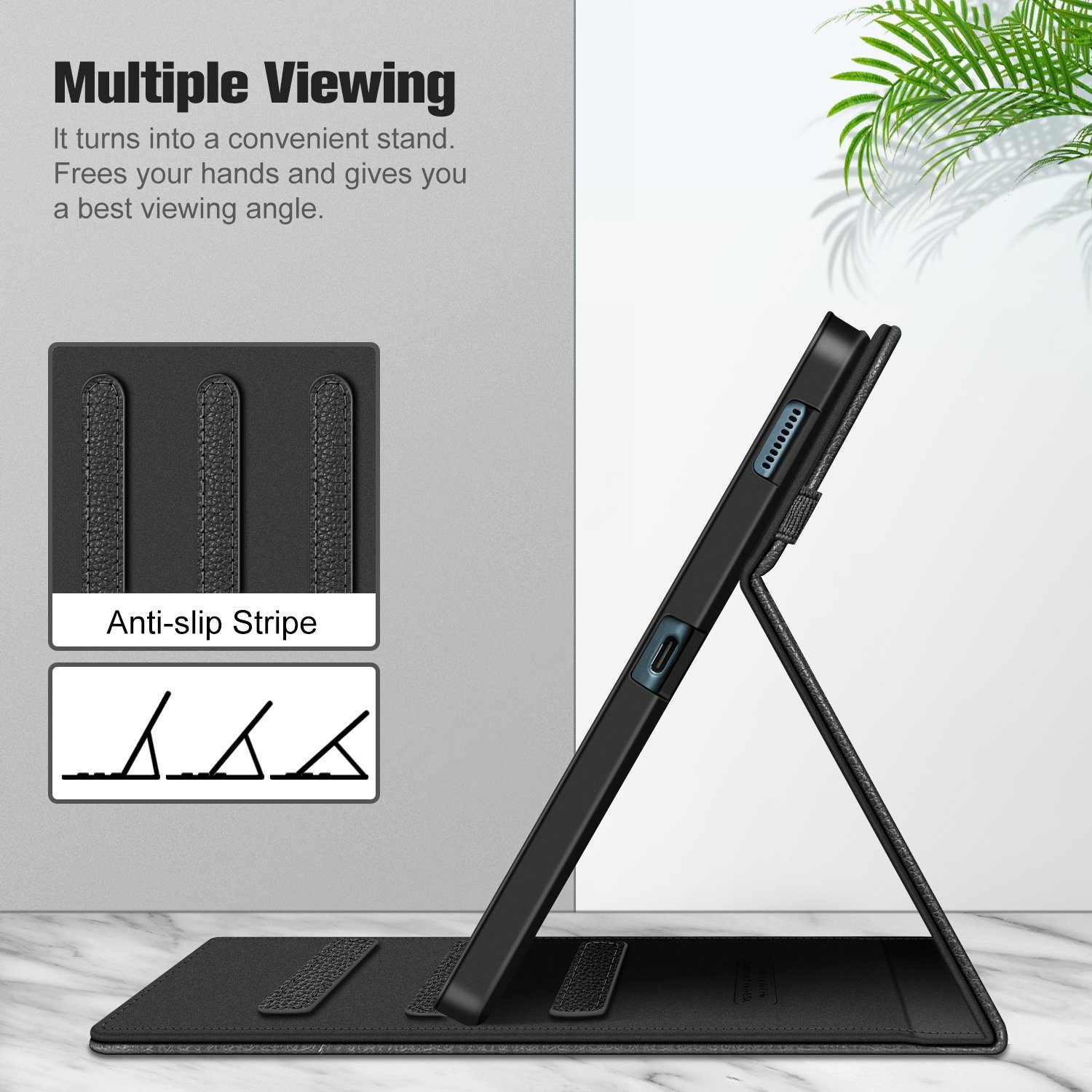 Fintie Tablet-Hülle Hülle für Samsung Galaxy Tab S6 Lite 10.4 2022/2020 SM-P610/P613/P615/P619, Soft TPU Rückseite Gehäuse Schutzhülle mit S Pen Halter und Dokumentschlitze