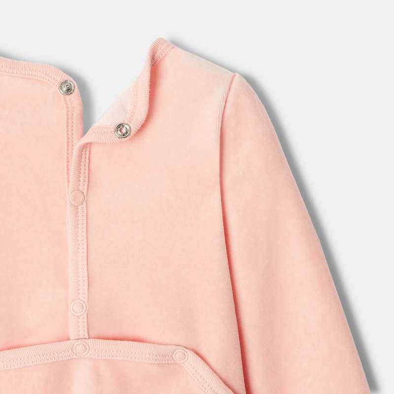 Dors-bien en velours rose mixte Absorba