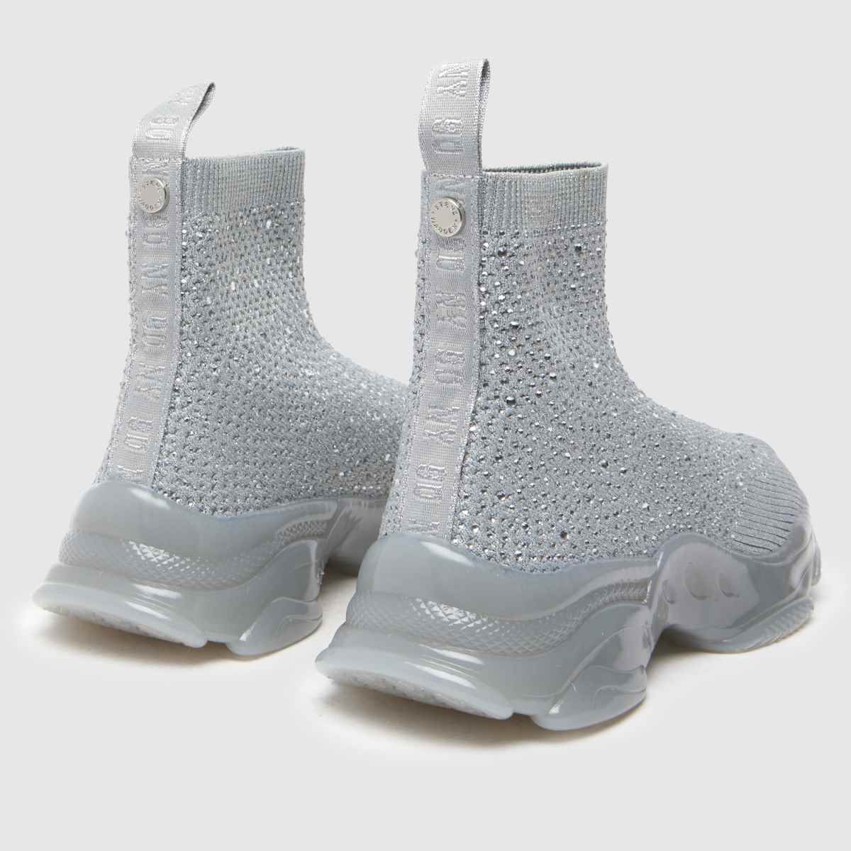 Steve Madden – Master R – Silverfärgade sockskor