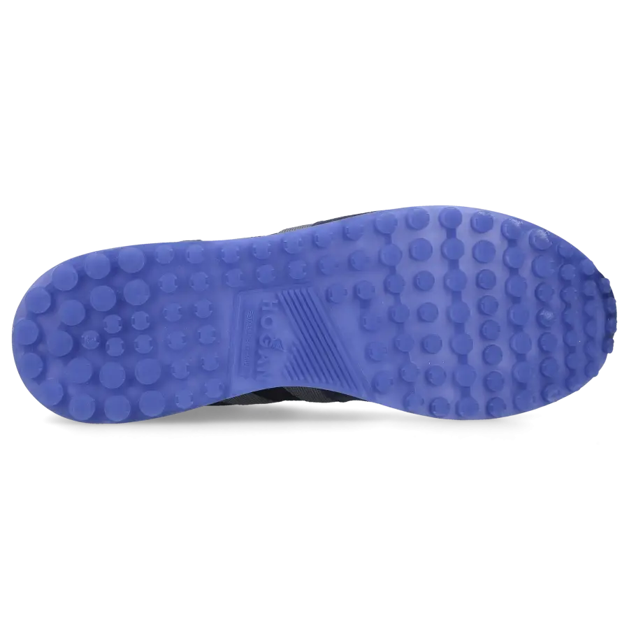 Hogan - Sneaker low H383 Veloursleder - blau