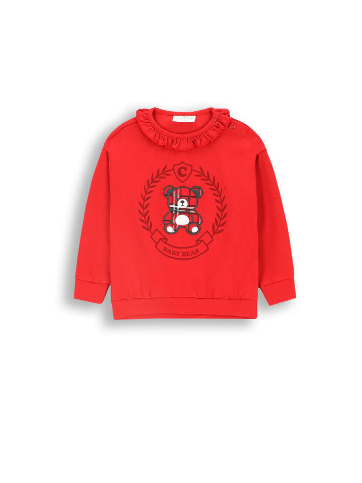 Coccodrillo T-Shirt mit langen Ärmeln in rot günstig kaufen