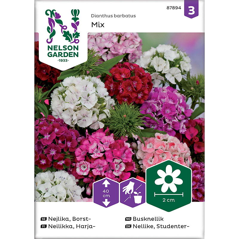 Nelson garden Frø Busknellik mix