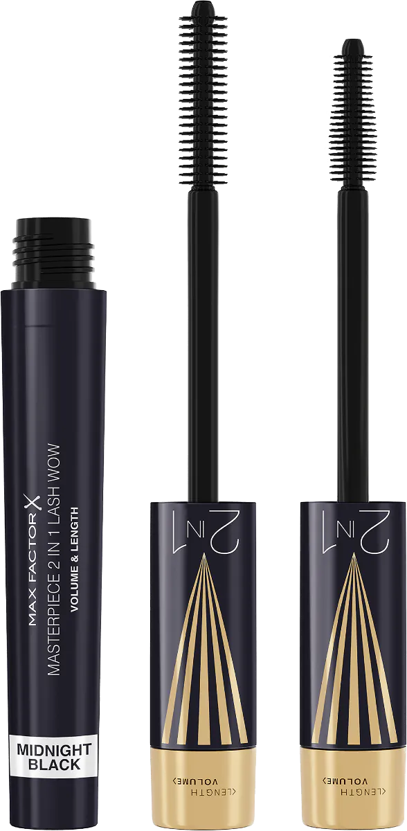 Max Factor Masterpiece 2in1 Lash Wow - Μάσκαρα Midnight Black 7ml