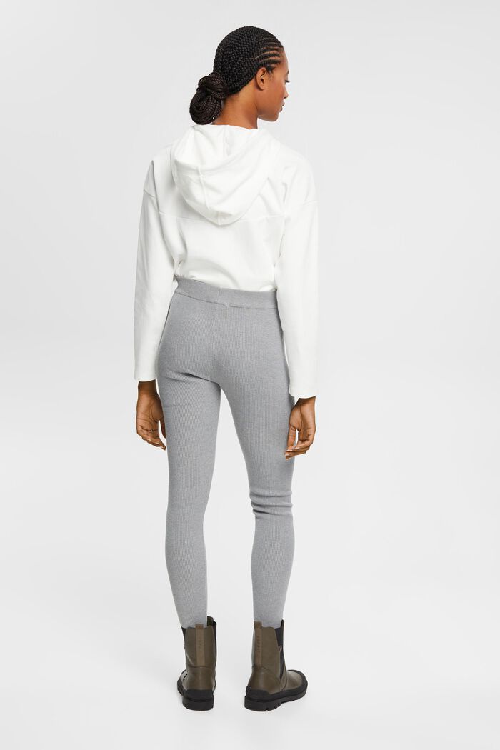 Leggings aus Rippstrick