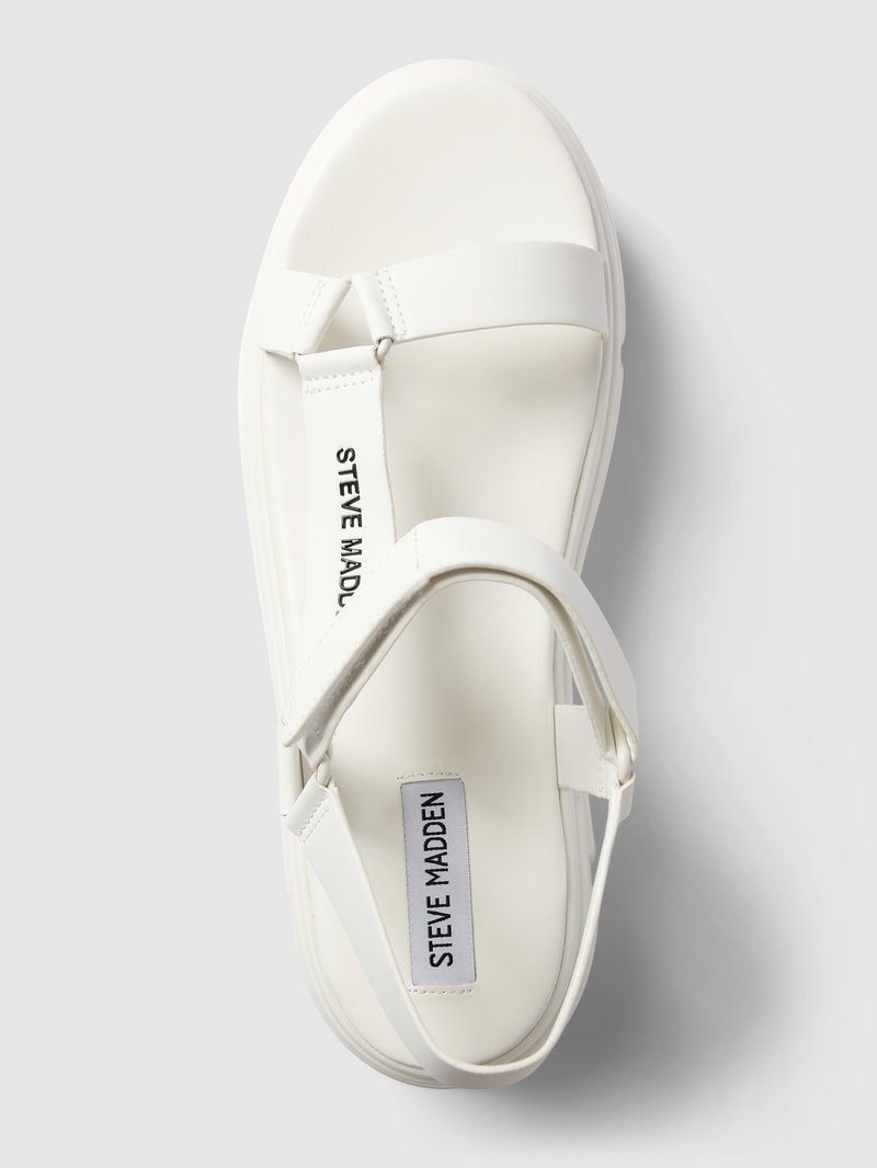 Sandalen mit Label-Detail Modell 'ASSERTIVE' in offwhite