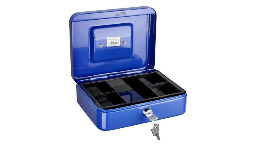 ALCO Geldkassette blau 20x16x6,5cm blau