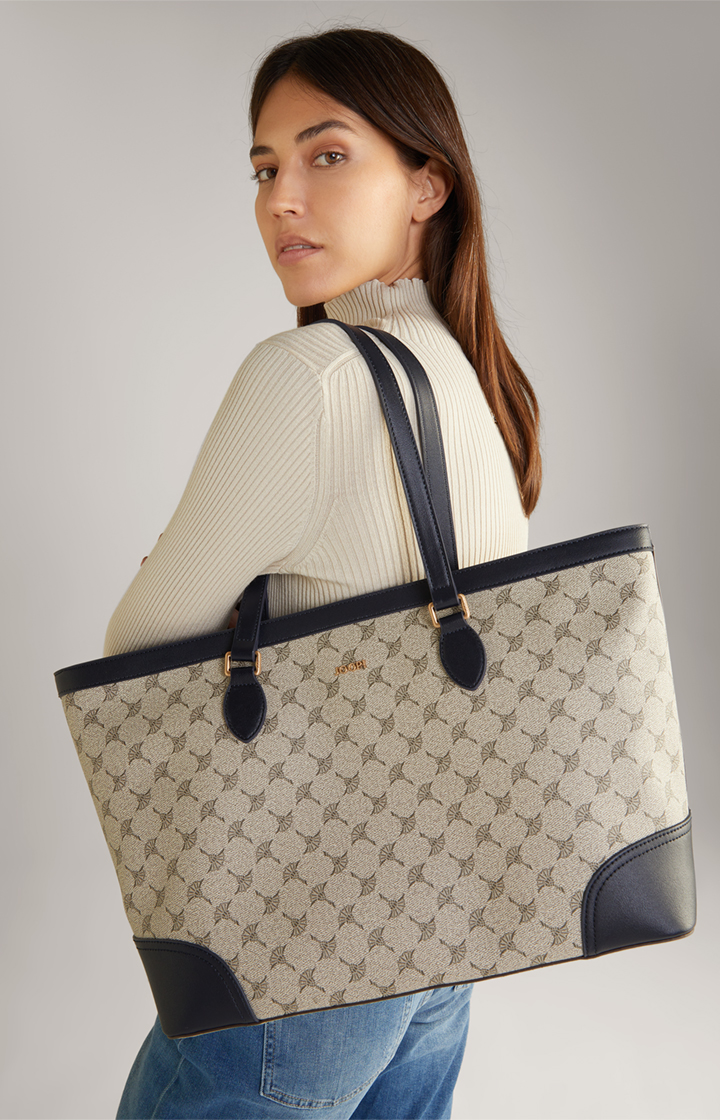 Shopper Mazzolino Mariella in Beige/Blau