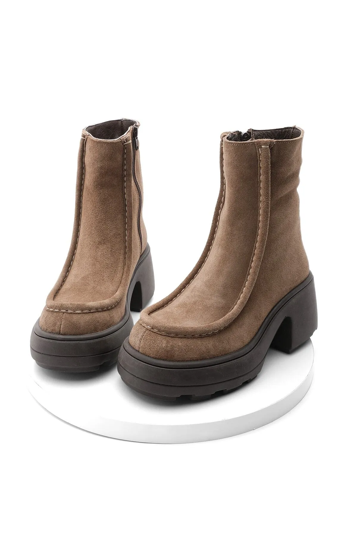 Marjin  Stiefelette - Braun - Blockabsatz