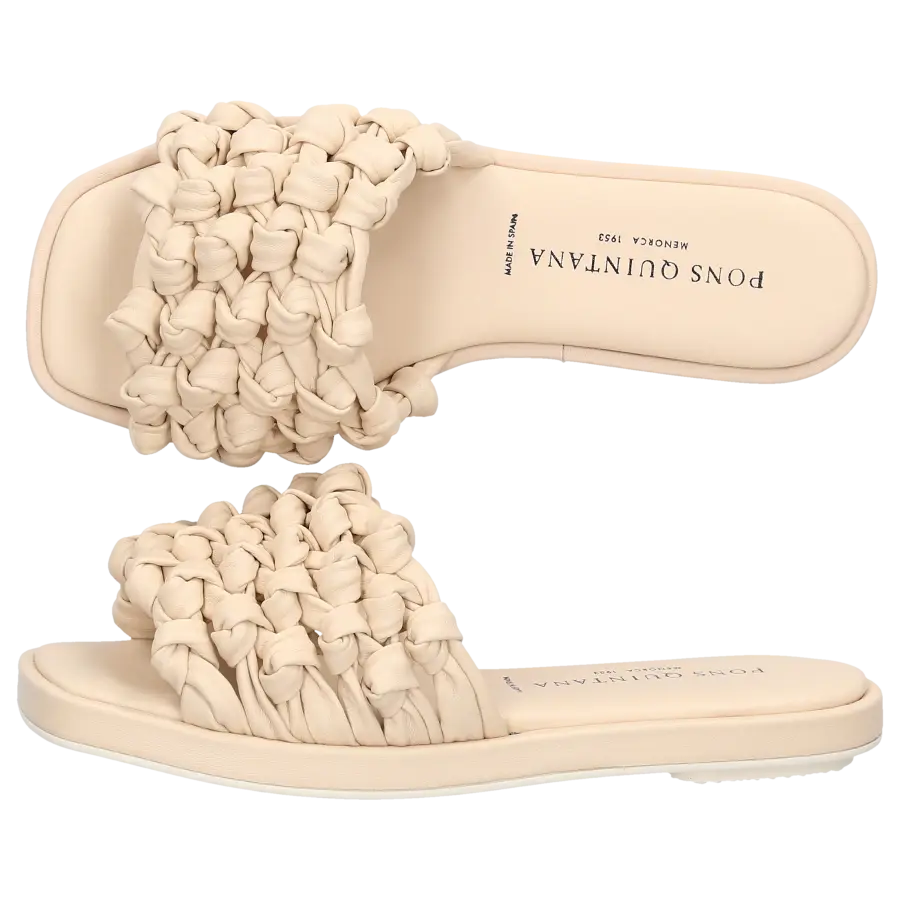Pons Quintana - Sandalen MALENA Kalbsleder - beige
