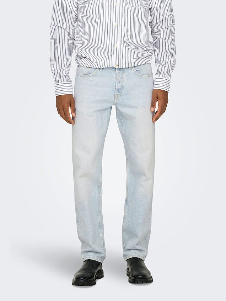 ONLY & SONS Jeans - Regular fit -  in Hellblau günstig kaufen