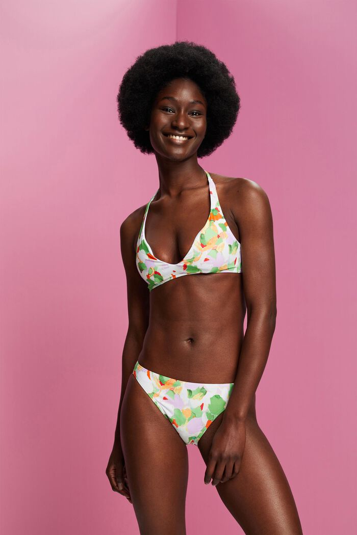 Recycelt: Wattiertes Neckholder-Bikinitop