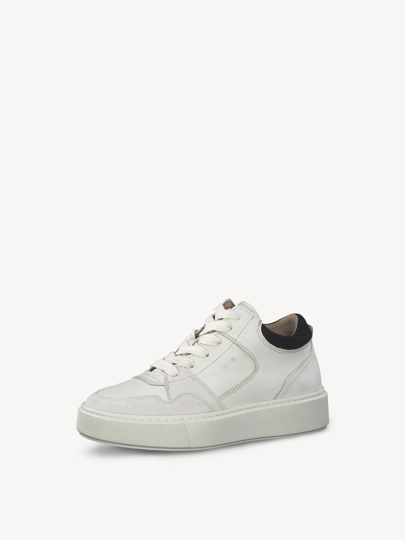 Basket en cuir - beige