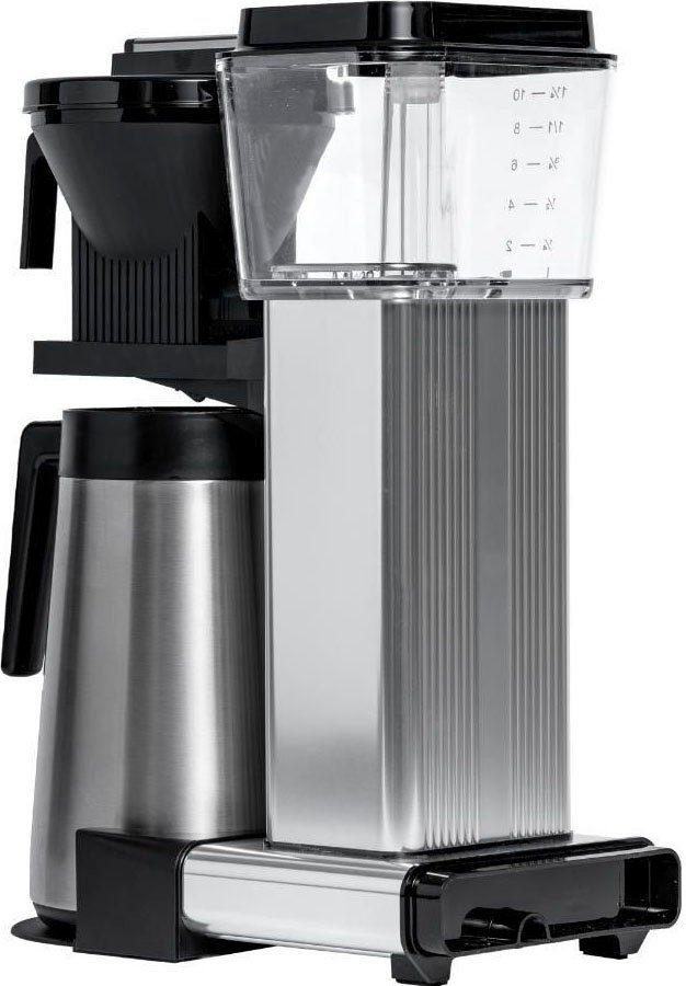 Moccamaster Filterkaffeemaschine mit Thermoskanne KBGT 741 polished, 1,25l Kaffeekanne, Papierfilter 1x4