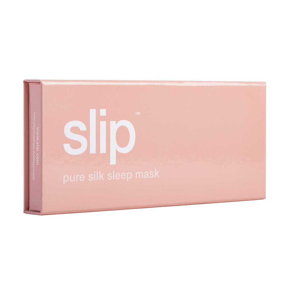 slip masque de sommeil pure soie slip - rose masque de sommeil