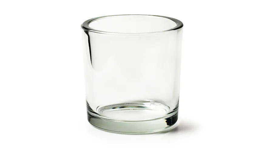 Zylindervase Dick 14cm transparent