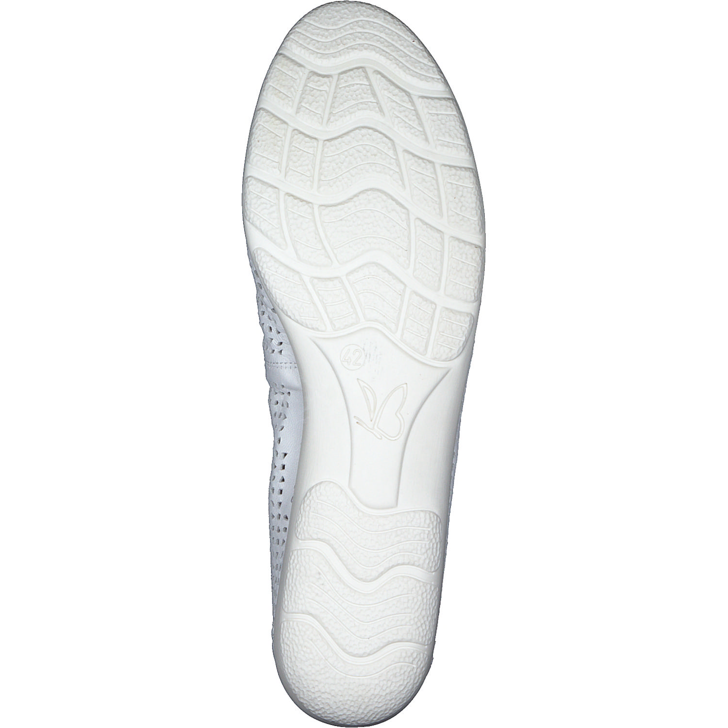 Caprice 22151, Ballerinas, Damen, WHITE NAPPA