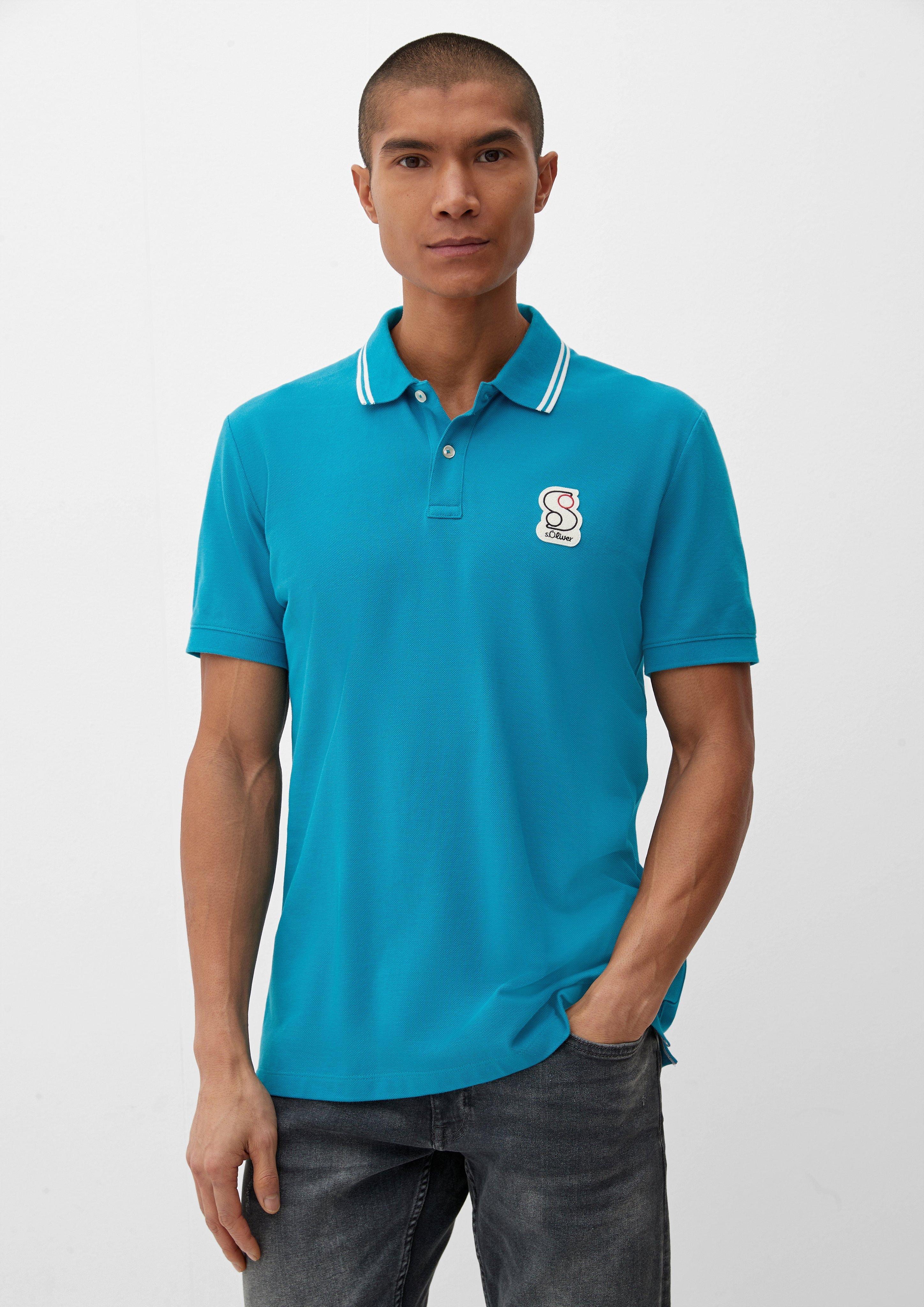 Poloshirt mit Labelpatch  2132729-6376