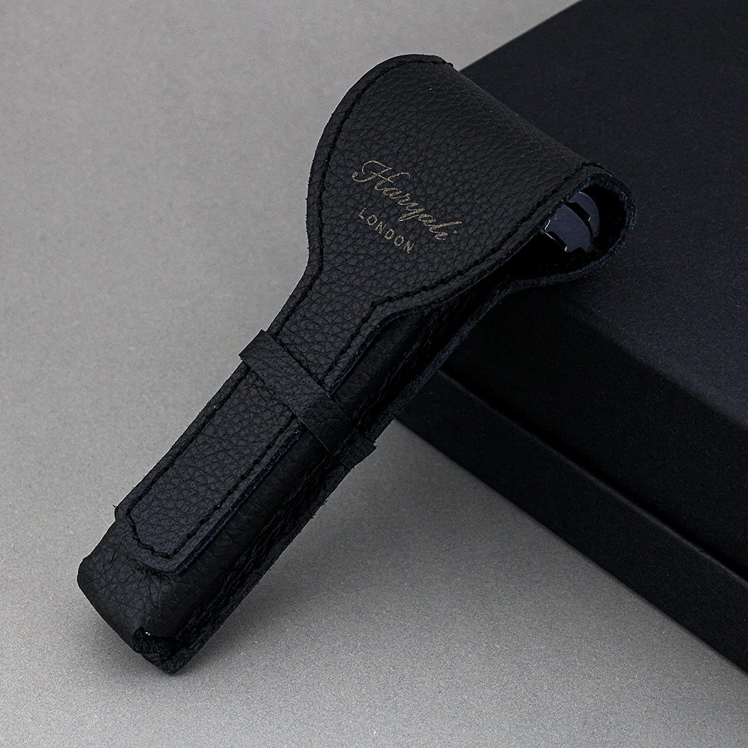 Haryali London Rasierer-Etui Haryali London Leder-Schutzhülle, Reisetasche für Rasierer