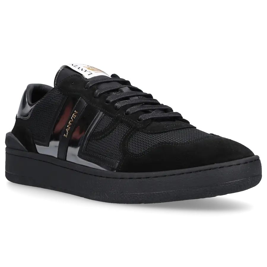 Lanvin - Sneaker low CLAY LACE Veloursleder - schwarz