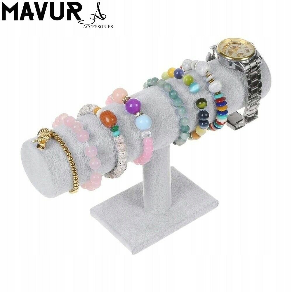 MAVURA Schmuckständer MAVURAccessoires Schmuckständer Armbandständer Uhrenhalter, Uhrenständer Schmuckhalter Armbandhalter Samt Uhren Armband Halter