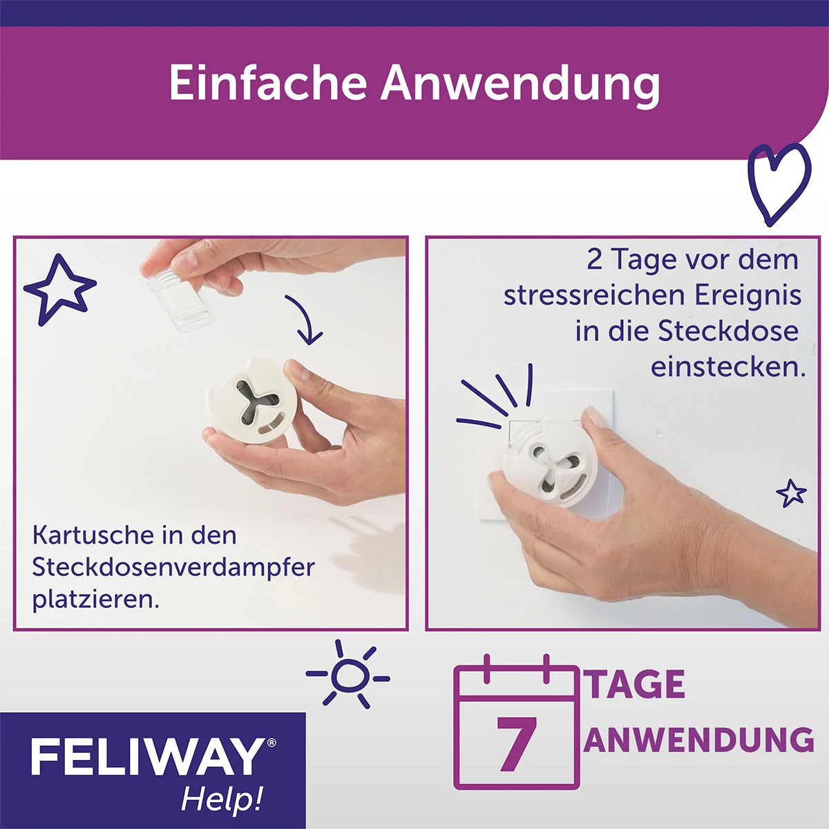 FELIWAY Help! Nachfüllset, mit 3 Pheromonkartuschen