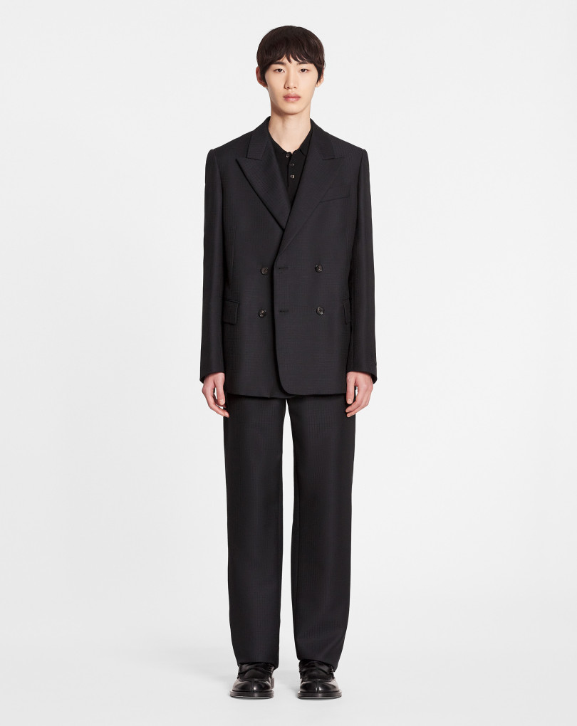 VESTE BOXY À DOUBLE BOUTONNAGE