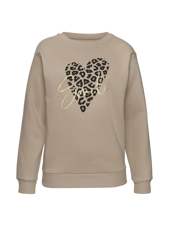LASCANA Sweatshirt in sand günstig kaufen