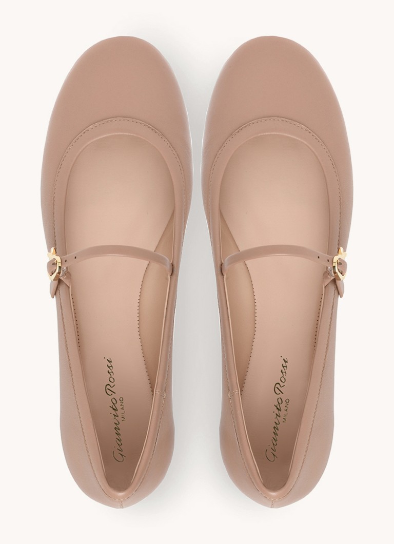 Gianvito Rossi Ballerine en cuir Carla