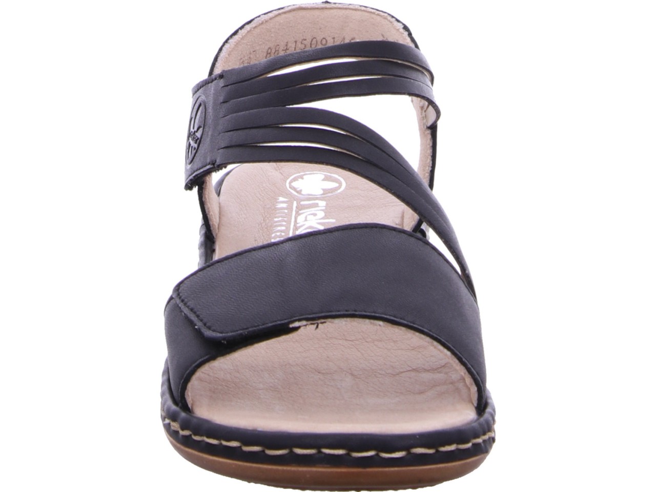 RIEKER Klassische Sandalen schwarz