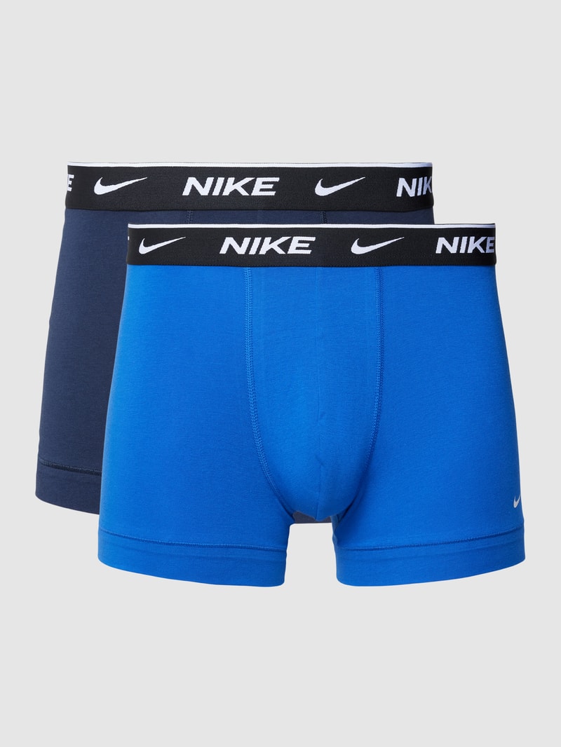 Trunks mit elastischem Logo-Bund in blau