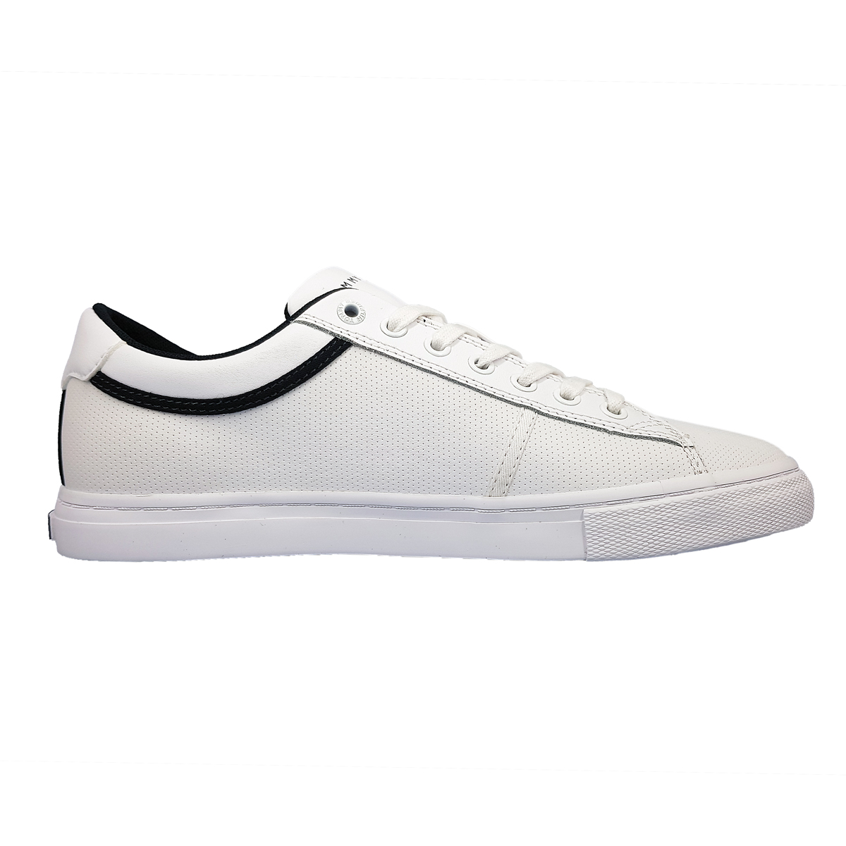 Tommy Hilfiger Iconic Leather Vulc Punch FM0FM04166 Weiß YBR white