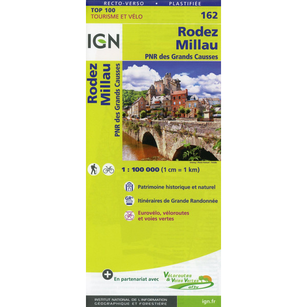 Rodez Millau 1:100 000 - Karte