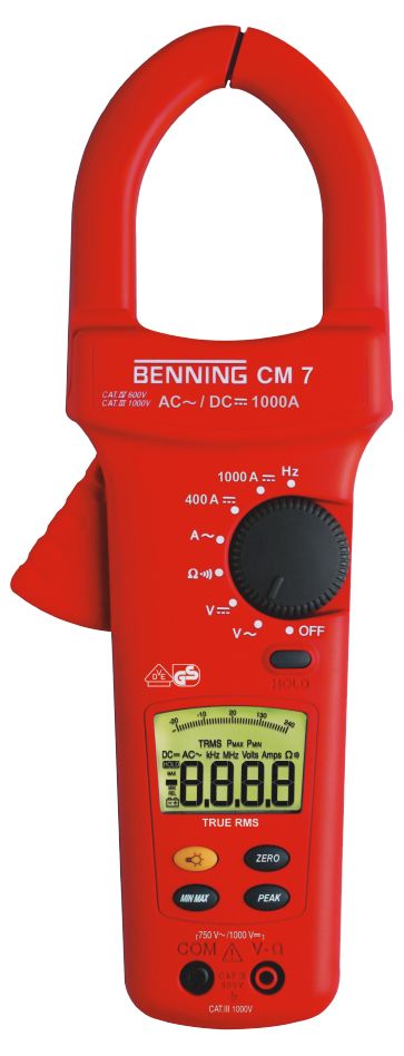 Benning 044059 CM 7 Stroomtang multimeter TRUE RMS