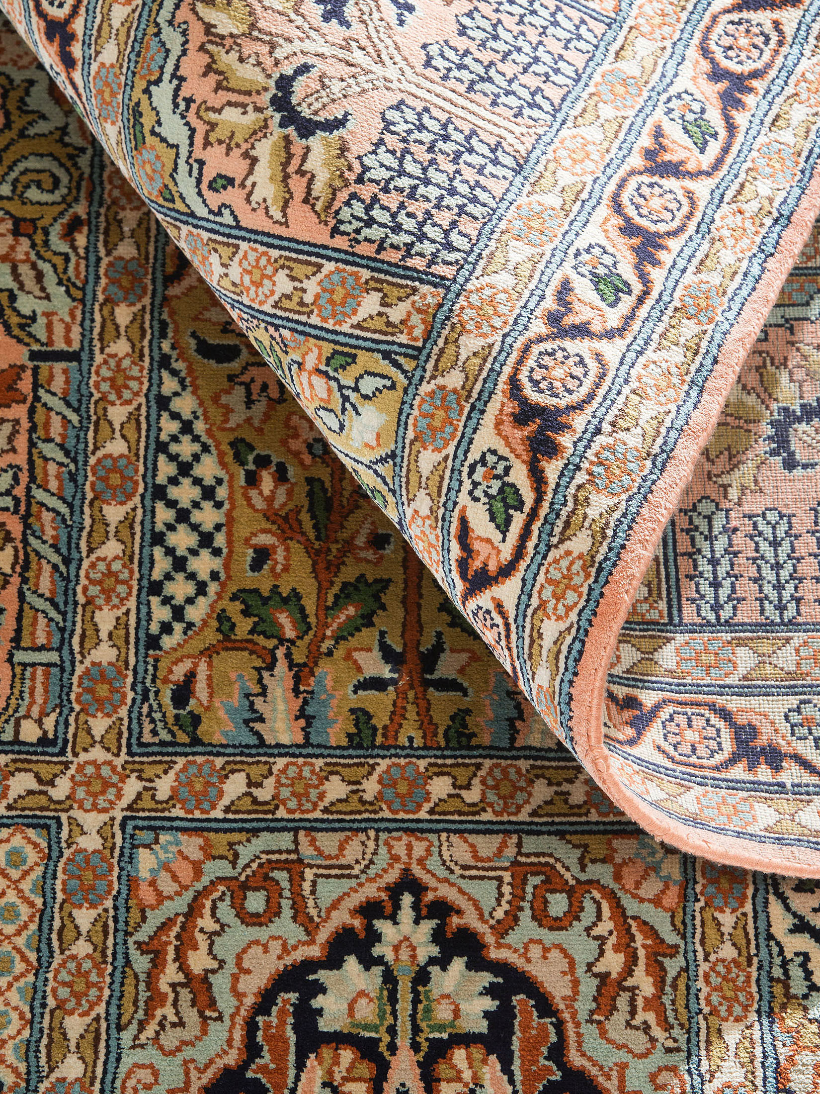 Kaschmir Seide 18/18 ca. 244 x 310 cm, Unikat / Einzelstück