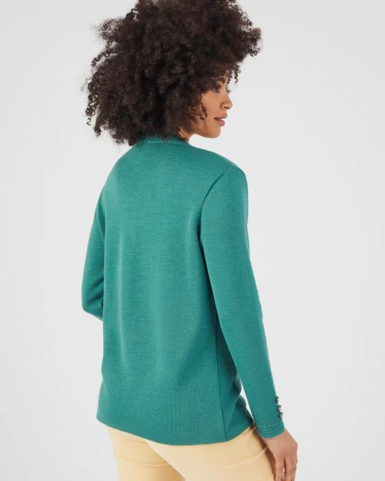 Veste maille milano 50% laine mérinos