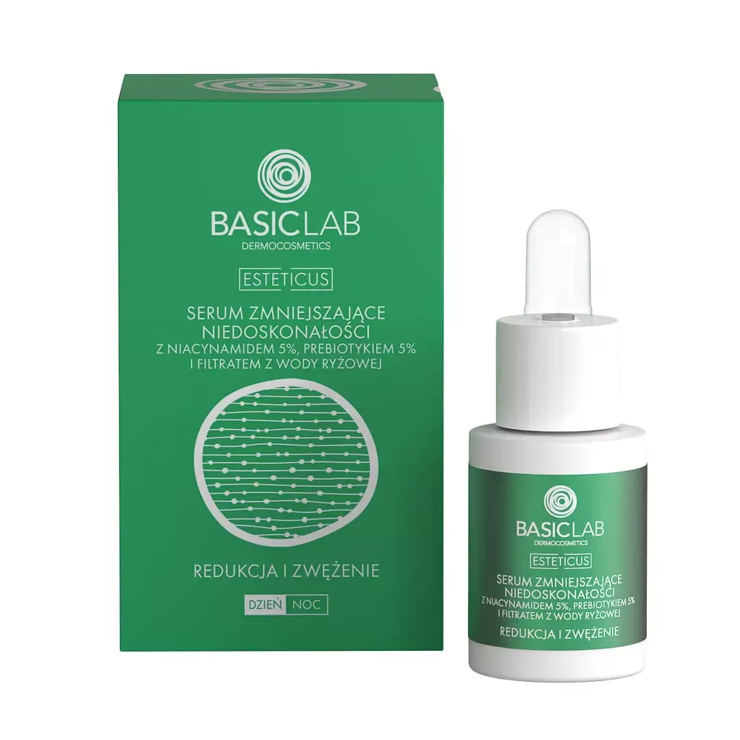 BasicLab Esteticus Imperfektionsreducerende Serum med Niacinamid 5% 15 ml